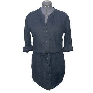 James Peres Linen Shirt Dress